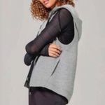 Ivy Park Logo Grey Quilted Sleeveless Hoodie Vest Size M NWT Photo 13