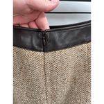 Lafayette 148 Cream/Tan Wool Blend Pencil Skirt Size 10 Photo 5