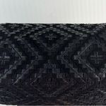 Eric Javits Kena Intricate Woven Resistant Tote Bag Black Leather Medium Western Photo 5