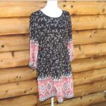 Skies Are Blue NWT Black Red Floral Stitch Fix Dress Photo 1