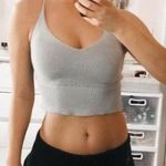 Pitaya Powder Blue Sweater Crop Top  Photo 0