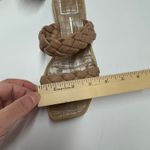 Dolce‎ Vita Sandals Womens 6 Indy Caramel Stella Brown Braided Slip On Shoes Photo 5