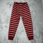LuLaRoe Pants Womens Large Red White Jogger Sweatpants Casual Lounge Athleisure Photo 2