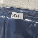 Theory Size S Tylie Maxi Dress Blue Shoulder Tie Spaghetti Strap Elastic Waist Photo 9