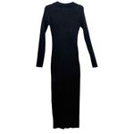 Petal and Pup NWOT Black Collins long sleeve rib knit sweater dress m Photo 5