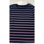Talbots Navy Blue Striped Knit Sweater Plus Size 3X Casual Nautical Preppy Photo 8