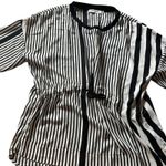 PHASOR Women's‎ M Stripe Blouse Top Flowy Neutal Business Casual Office White Size M Photo 1