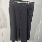Nine West  Women’s Black Wide Leg Ankle Pants Size 16 EUC Photo 0