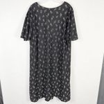 VTG Roamans Plus Size 24W Nightgown Black Floral‎ Lace Semi Sheer Midi 1392 Photo 1