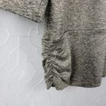 Fortune + Ivy Womens Top Size M Heather Gray Stitch Fix Cinched Long Sleeve Photo 5