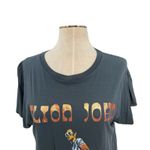 Anthropologie  Letluv Elton John‎ Graphic Tee Band Music Gray Size XS Photo 4