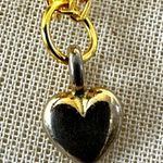 Dainty Puffy heart Pendant necklace Gold Photo 4