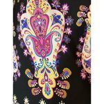 DressBarn paisley cowl neck stretch blouse Purple Size 2X Photo 2