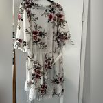 Boohoo  Plus Flower Ruffle One‎ Piece White Romper Plus Size 18 Photo 10