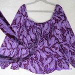 Eloquii New! Shoulder Placket Blouse in Be-rad Paisley, size 18 Photo 9