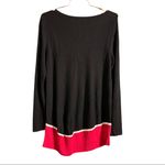 J. Jill Woman's Wool Blend Woman's Knit Sweater Tunic Size Small Black Photo 4