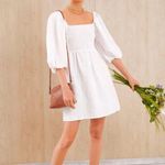 Tuckernuck Pomander Place White Annie Linen Smock Dress Photo 5
