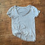 Z Supply  gray acid wash v-neck S normcore slub basic tee Photo 3