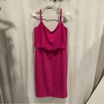 Dress the Population  Nordstrom NWT fuchsia Alondra midi dress adjustable straps Photo 5