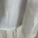 Richard Malcolm Vintage Linen Blend White Embroidered Skirt size 10 Boho Blue Photo 4