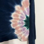 Wildfox  Tie Die Hoodie Dark Blue Size XS with Pocket EUC Photo 1