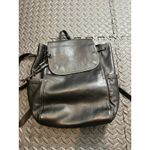 Frye  Olivia Leather‎ Backpack Large Black Bag Purse Photo 1