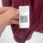 SheIn Burgundy Draped Surplice Lace Womens Top Sz 4XL Boho Whimsigoth Fall Draped Photo 8