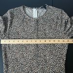 Banana Republic Animal Print Long Sleeve Women's Midi Dress Size XS Photo 11
