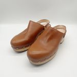 J.Crew  Leather Convertible Clogs Brown Slip-On/Backstrap Shoes Women’s Size 8.5 Photo 2