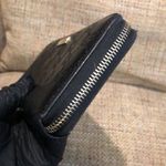 GUCCISSMA GG Embossed Black Leather Continental Full Zip Wallet Photo 2