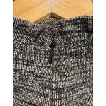 Ganni Anthropologie Pinnacle Tweed Knit Ruffle Mock Neck Fit and Flare Dress M Photo 6