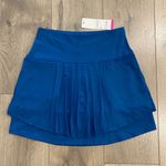 Lucky In Love 16” Pleat It Up Indigo Blue Golf Tennis Skirt Size XS Photo 0