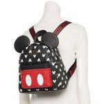 Disney NWT 's Mickey Mouse with 3D Ears and All Over Print Backpack Photo 3