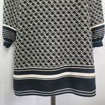 H & M Black and Ivory Chain Design Sheath Dress Photo 2