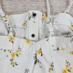 Forever 21  Denim Floral Babydoll Dress Small White Button‎ Down Y2k Cottagecore Photo 12