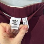 Adidas  Burgundy Leggings Athleisure‎ Activewear Stretch Womens Medium Photo 2