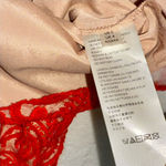 Free People  Night Shimmers Red Mini V Neck Dress size 0 Photo 8