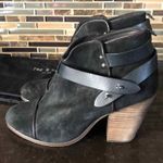Rag and Bone Harrow Black suede booties 39 Women’s Size 8.5 Chunky Boots Photo 3