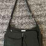 Baggallini Everyplace Bag Purse Charcoal Grey Zip Closer Crossbody Lightweight Photo 0