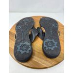 Merrell  Amber Black Leather‎ Braided Strap Sandals Women's US 10 Thong Photo 8