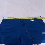 a.n.a  Size 16 Lightweight Stretch Cotton Navy Blue Drawstring Waist Shorts Photo 11
