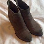 UGG  Brown leather/suede Ankle Booties with Chunky Heel Photo 1