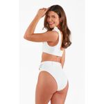 Show Me Your Mumu Bahamas Belted Bottom Ivory Rib Scrunch L NWT Photo 5