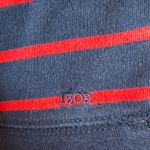IZOD Striped Blue and Red Hoodie Sweatshirt Photo 6