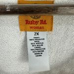 Ruby Rd Woman 2X Multicolor Geometric Patchwork Tank Top Boho Summer Resort Chic Photo 1