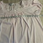 Miss Elaine Classics Nightgown Long Pink Tricot Silky Cap Sleeve Womens Size L Size L Photo 6