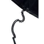 Rebecca Minkoff  Chevron Quilted Black 100% Leather Chain Crossbody Purse Bag OS Photo 11