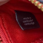 Coach  Corner Zip Wristlet With Mini Vintage Rose Print Miami Red Multi Photo 6