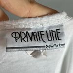 Vintage 80s Top Pastel Rainbow Batwing Sleeve Women Flowers White Tee Retro Tee Photo 2