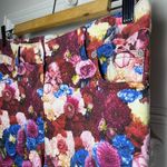 Opening Ceremony Thierry Boutemy Floral Print Mid-Rise Skinny Jeans Pink Sz 4 Photo 6